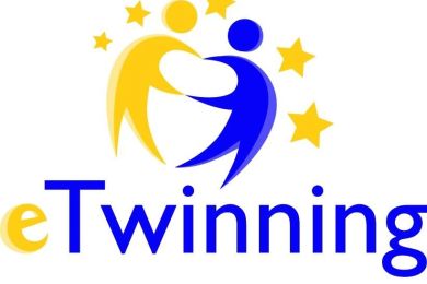 Logo programu eTwinning – europejska współpraca szkół.